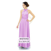  ツイスト＆ラップ インフィニティドレス フリーサイズ 大きいサイズ マタニティ ブライズメイド ドレス 衣装 フラダンス インフィニットドレス ピンク パープル